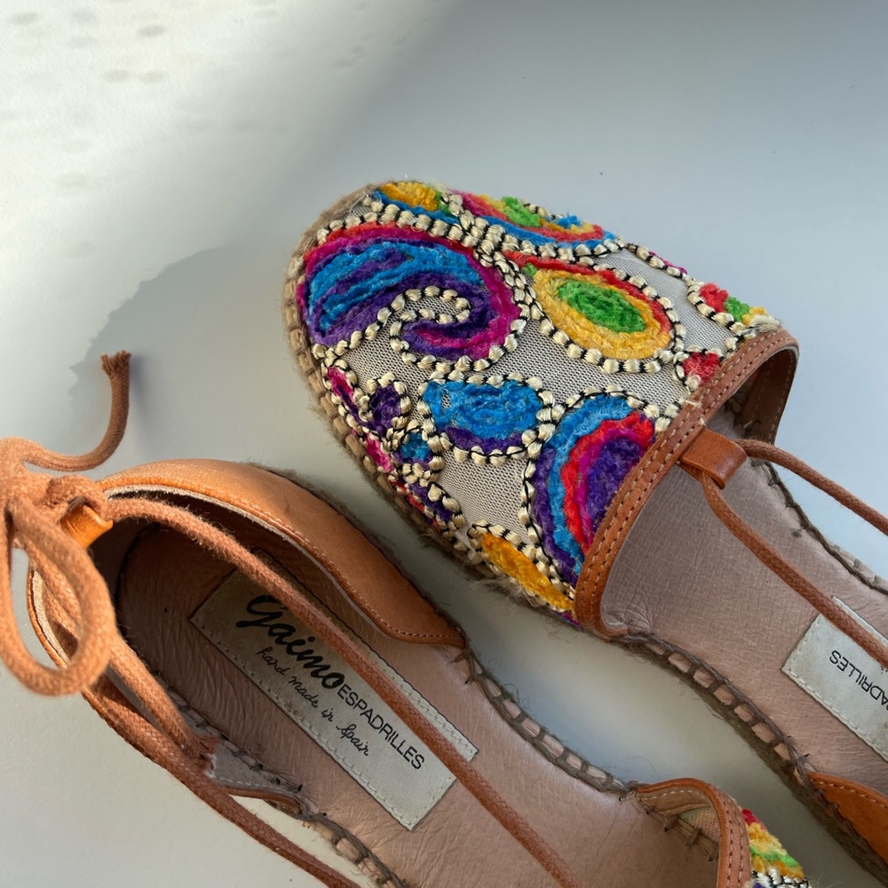Gain Espadrilles Sz 40, Handcrafted in Spain ✨ - Picture 5 of 9